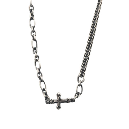 Werkstatt:München Collar Faith Love Hope Cross Pendant Silver