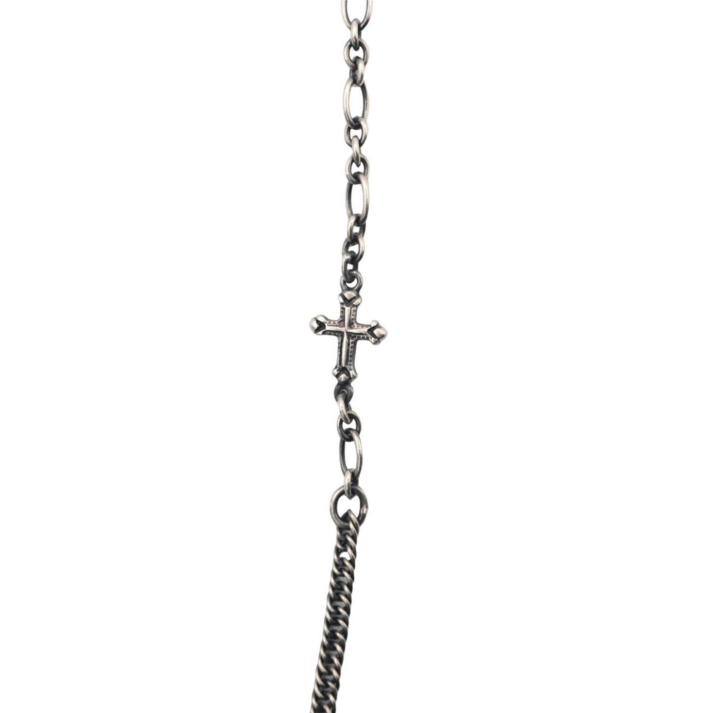 Werkstatt:München Collar Faith Love Hope Cross Pendant Silver
