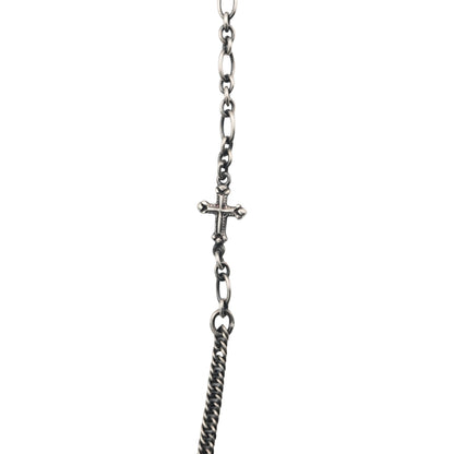 Werkstatt:München Collar Faith Love Hope Cross Pendant Silver