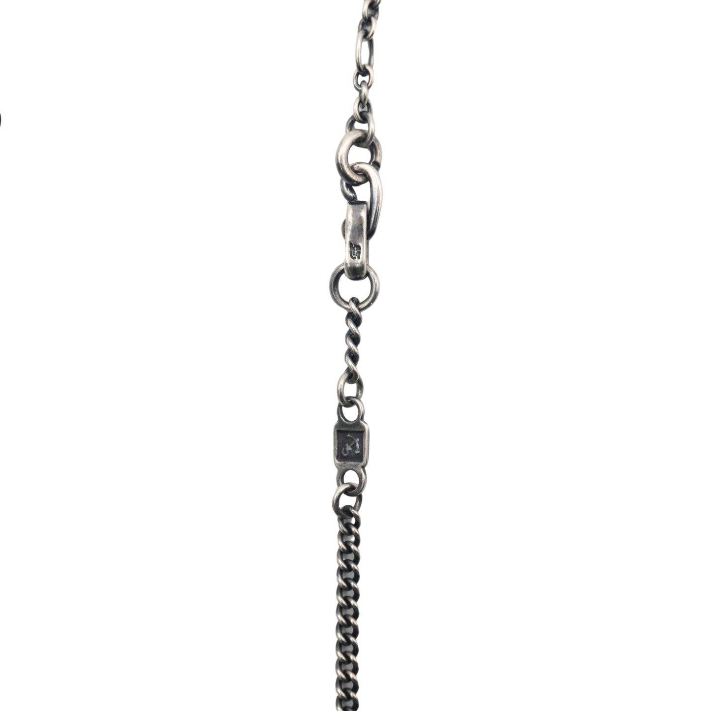 Werkstatt:München Collar Faith Love Hope Cross Pendant Silver