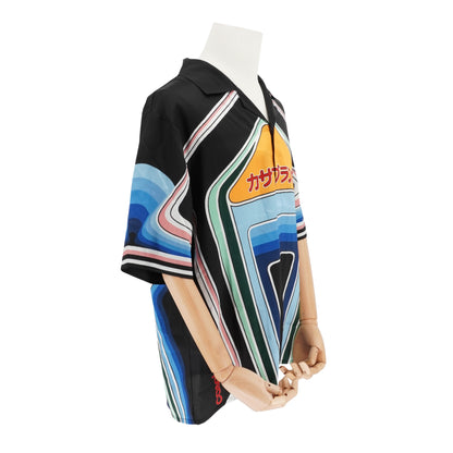 Casablanca Mountain Arch Silk Shirt