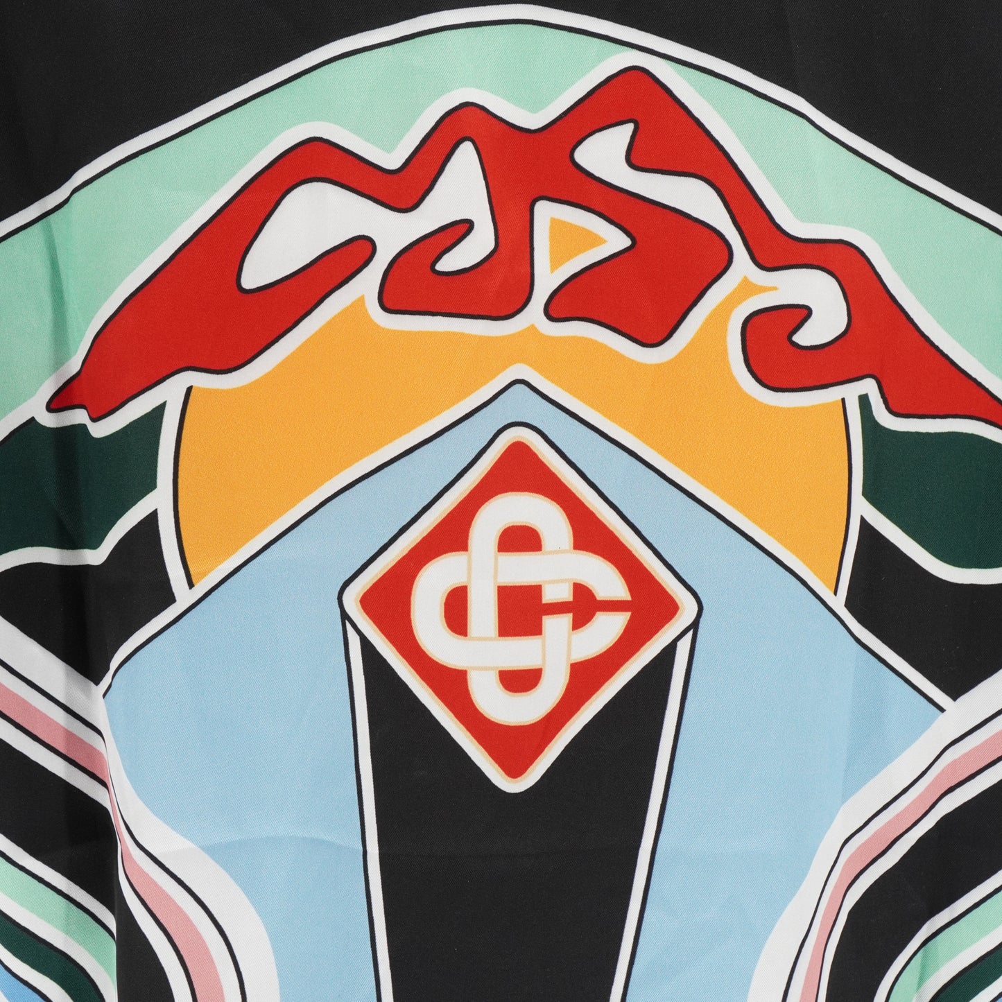 Casablanca Mountain Arch Silk Shirt