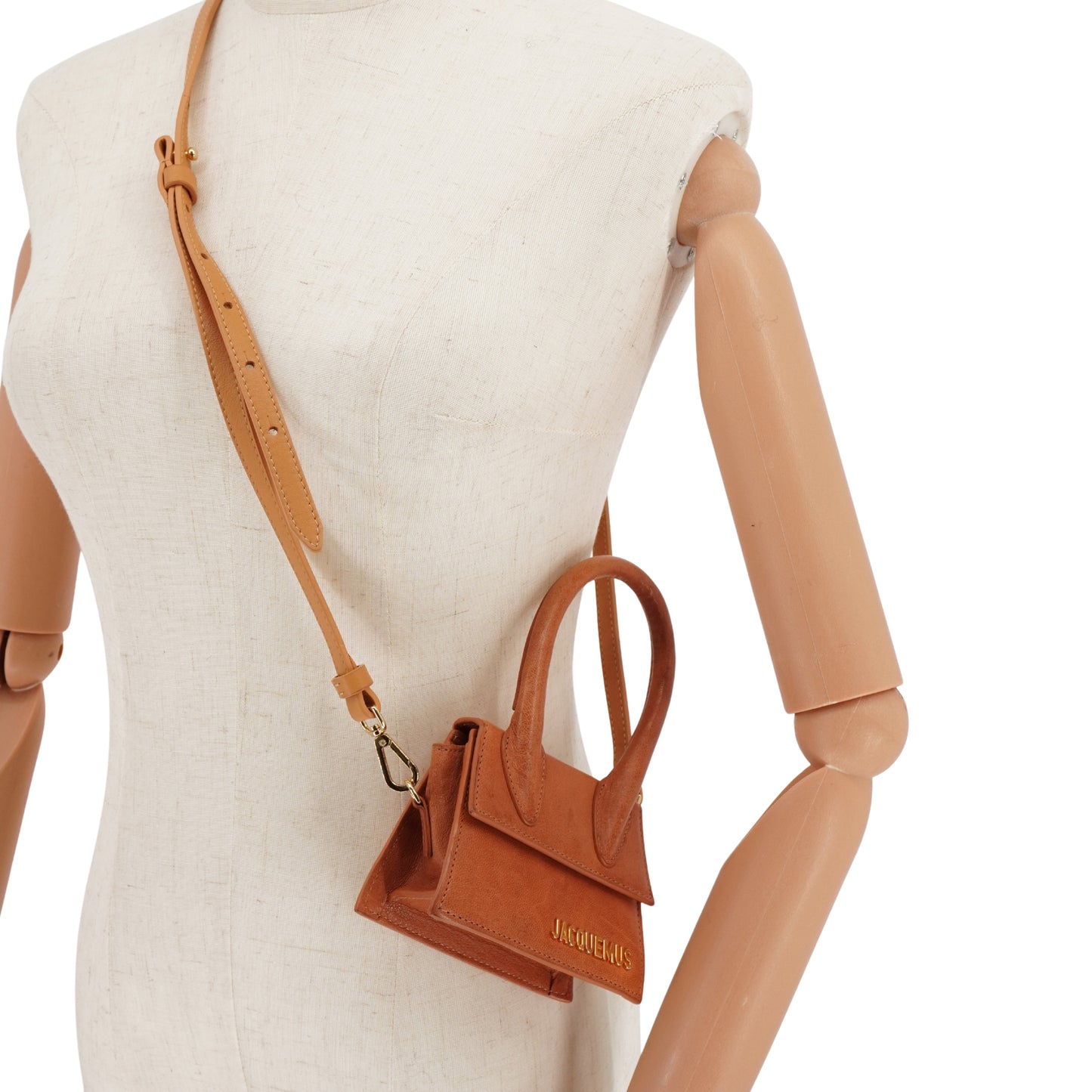 Jacquemus Bolsa Le Chiquito mini café