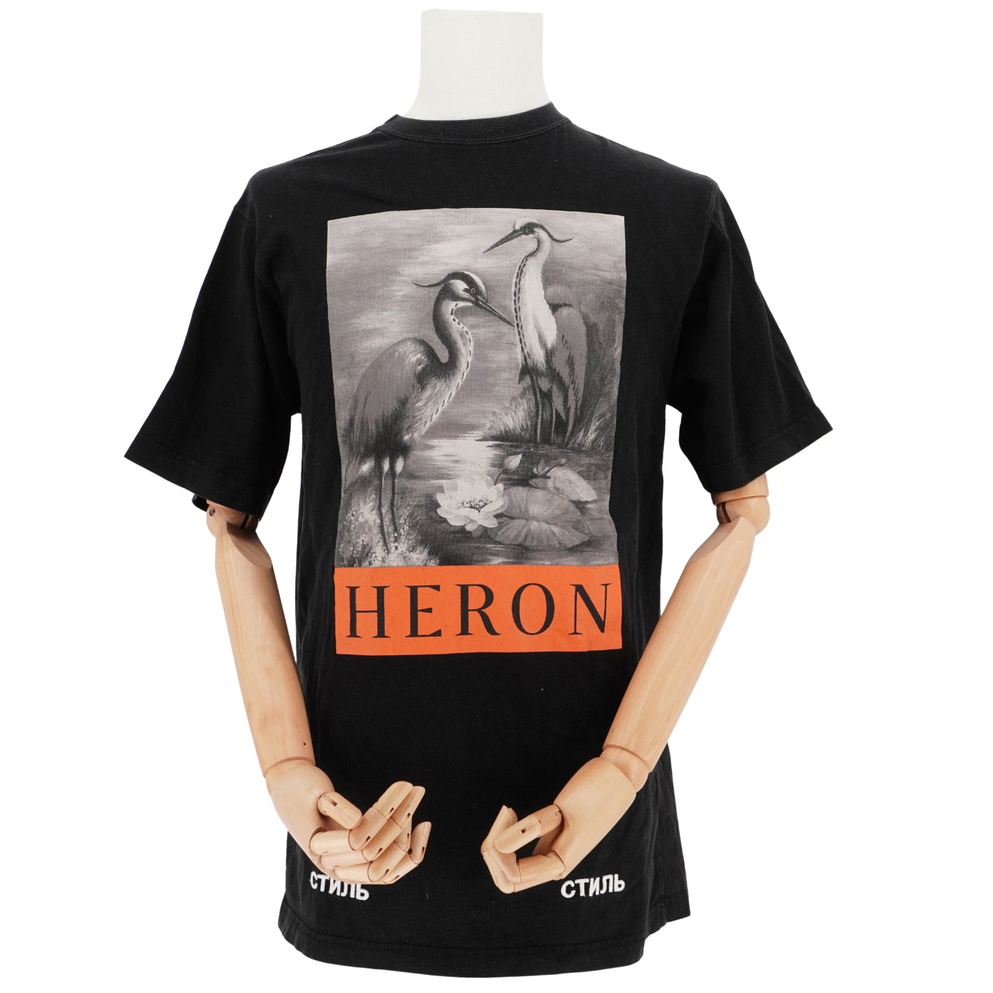 Playera Heron Preston crane print