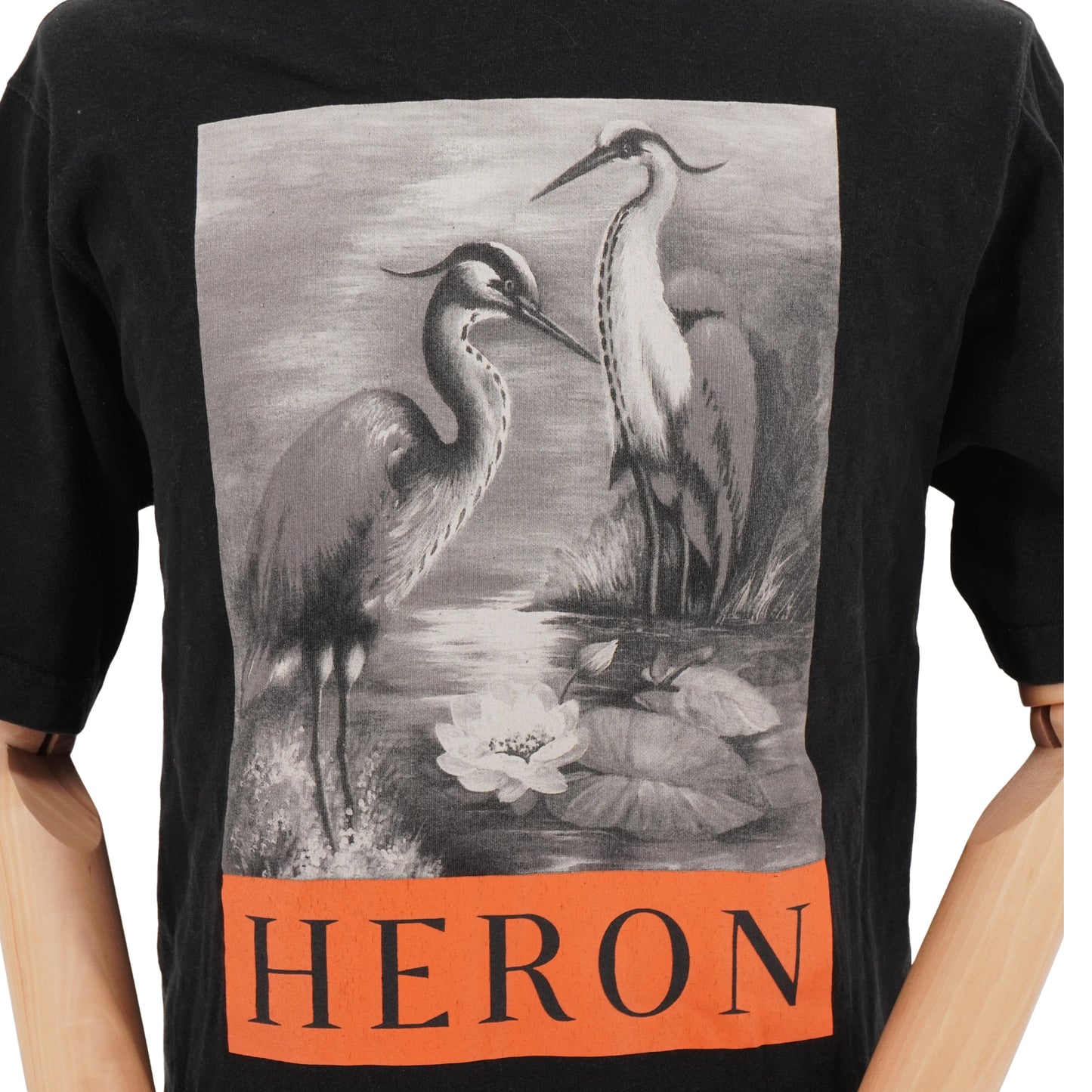 Playera Heron Preston crane print