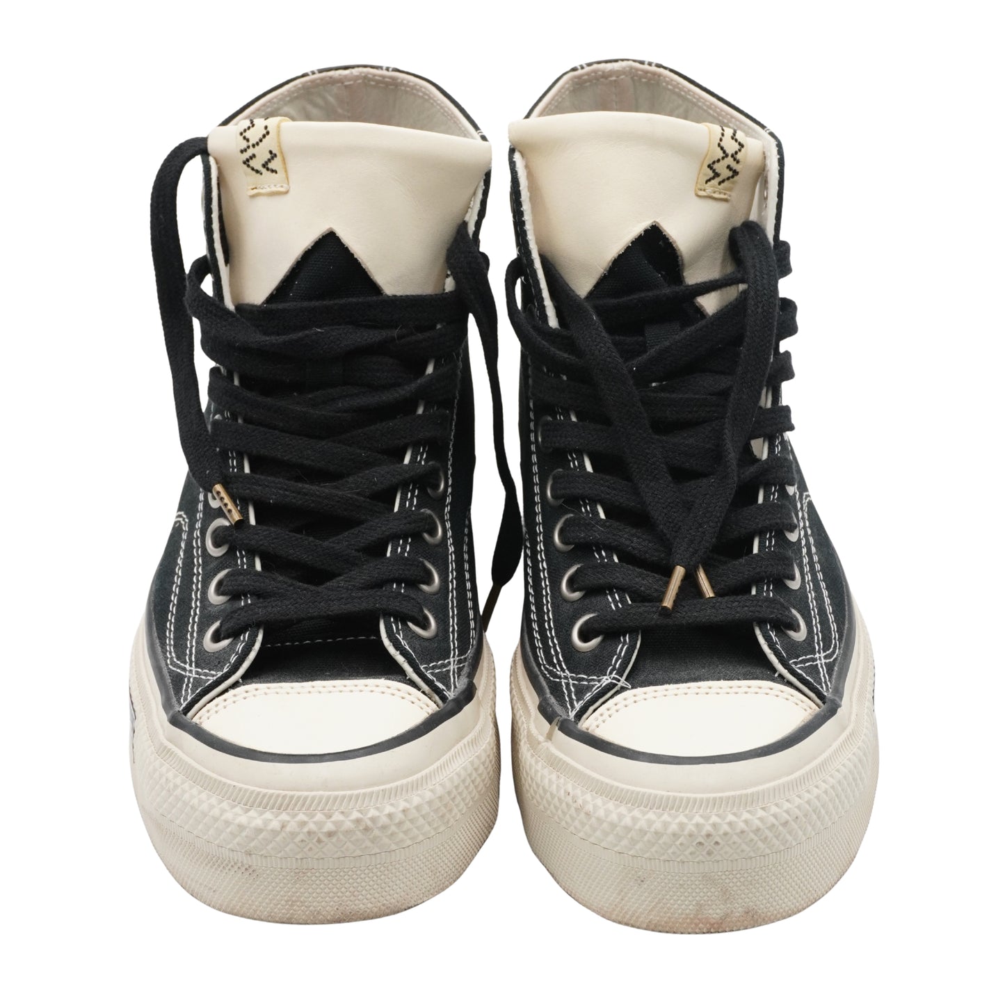 Tenis Visvim Skagway Hi Canvas Leather Patch