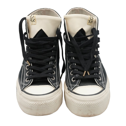 Tenis Visvim Skagway Hi Canvas Leather Patch