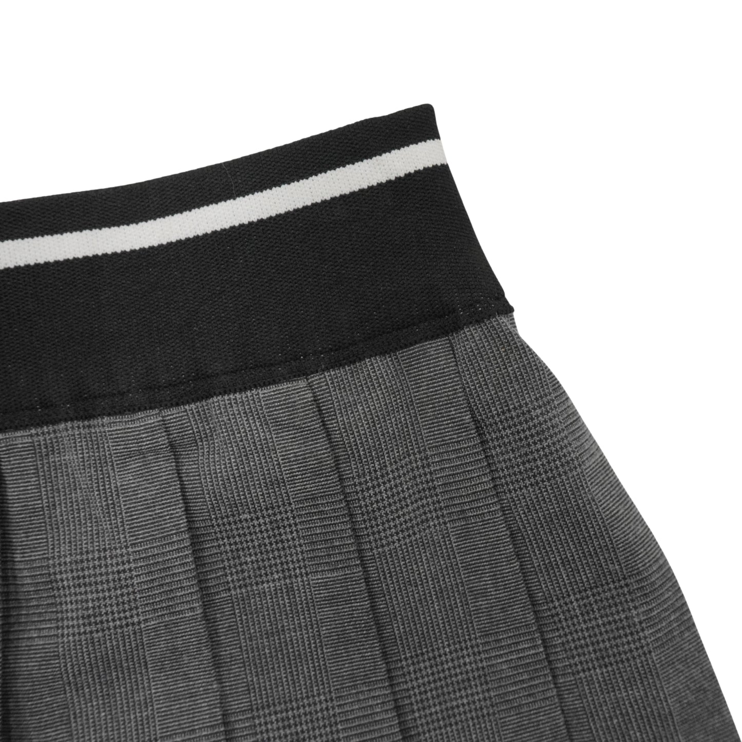 Falda Miu Miu Plisada Gris