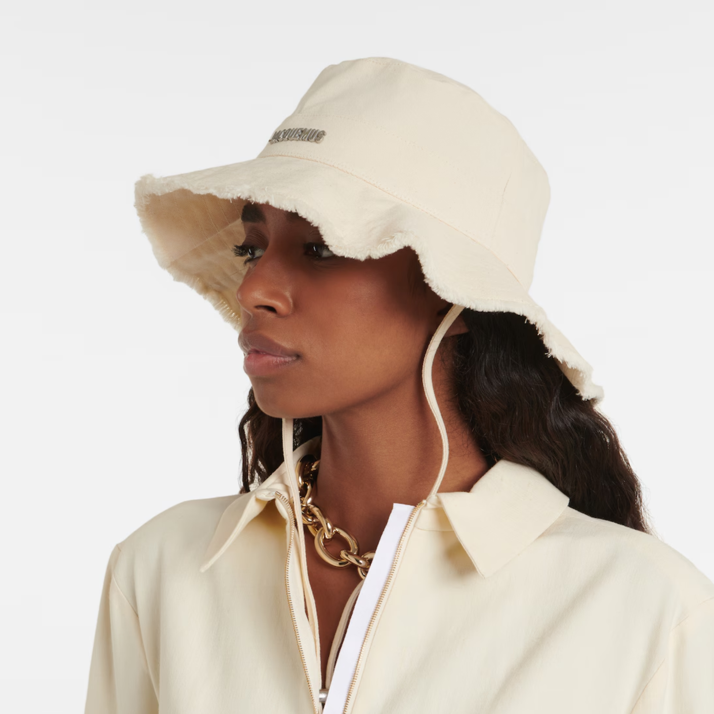Bucket Hat Jacquemus The Artichaut Off White Beige 58