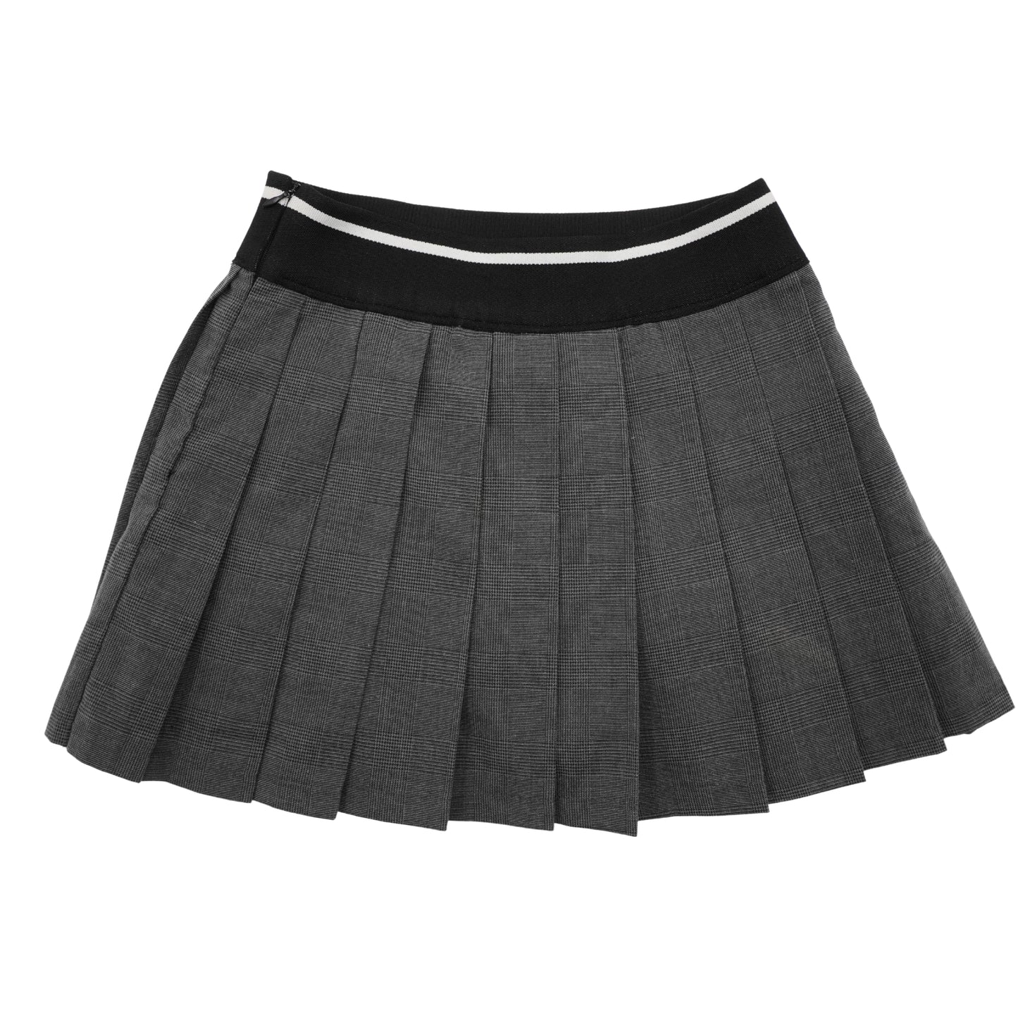 Falda Miu Miu Plisada Gris