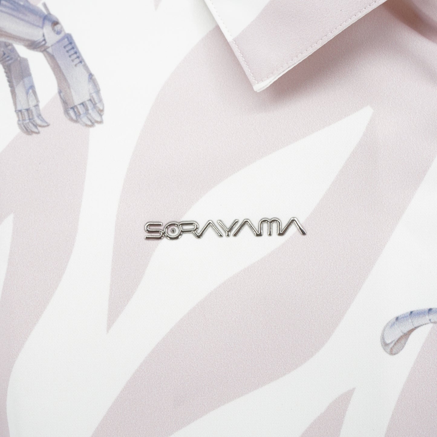 Playera Sorayama Woven Shirt 'white'