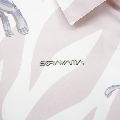 Playera Sorayama Woven Shirt 'white'