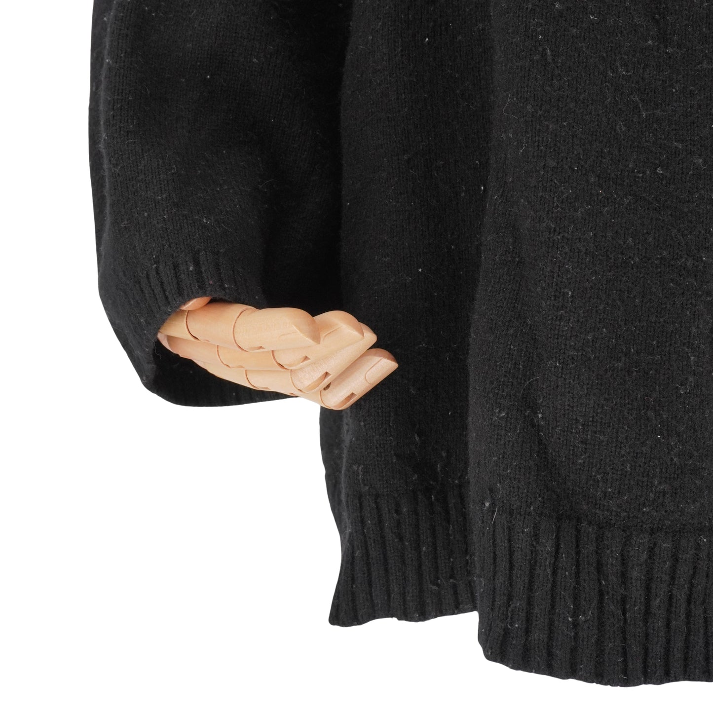 Yohji Yamamoto Suéter Flowers and Boys Chrysanthemum Knit Black