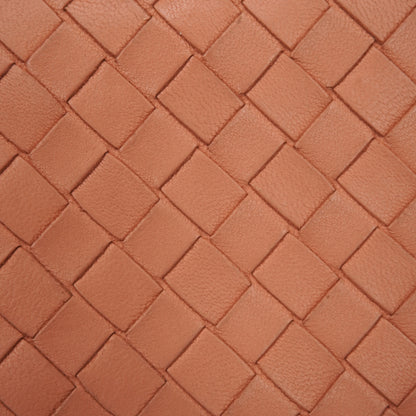 Cartera Bottega Veneta Intrecciato Zip Around Beige