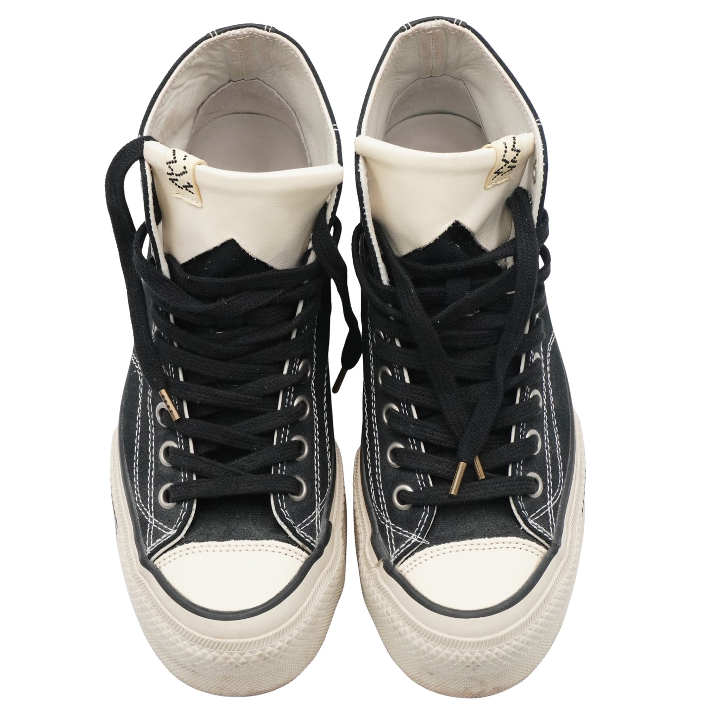 Tenis Visvim Skagway Hi Canvas Leather Patch
