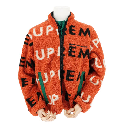 Chamarra Supreme Reversible Con Logo Naranja L Borrego