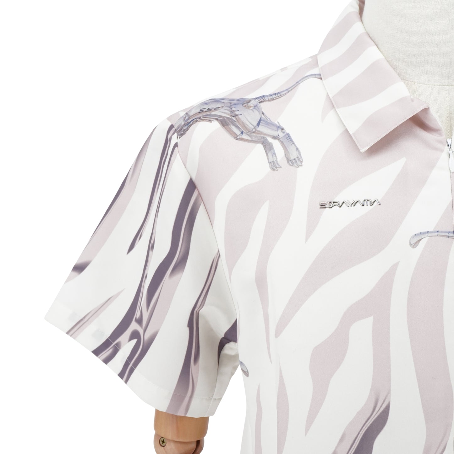 Playera Sorayama Woven Shirt 'white'