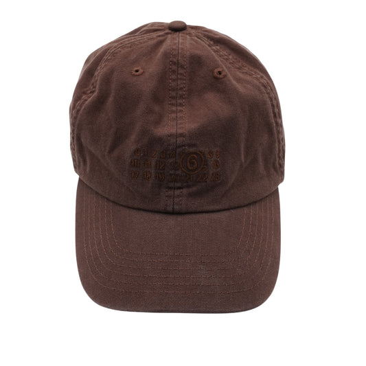 Gorra Maison Margiela MM6 Logo Brown