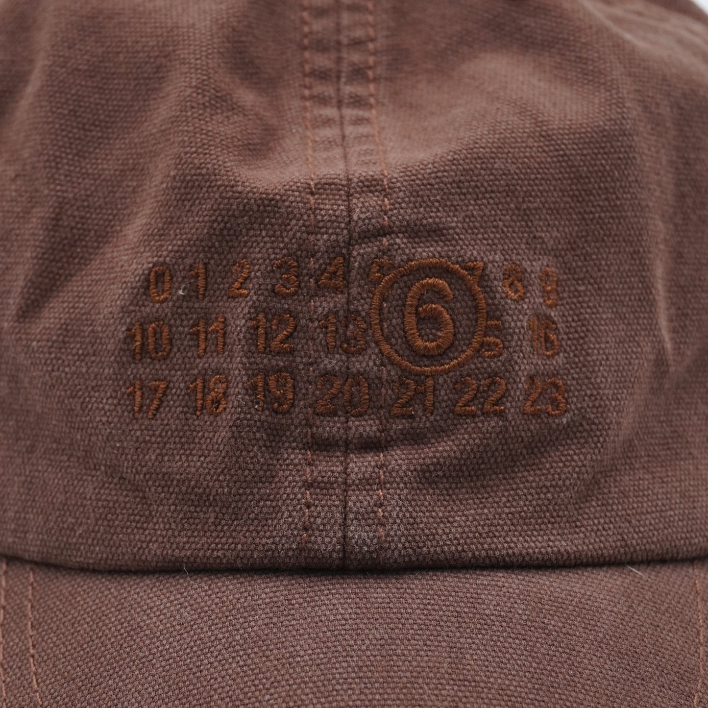 Gorra Maison Margiela MM6 Logo Brown