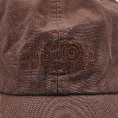 Gorra Maison Margiela MM6 Logo Brown
