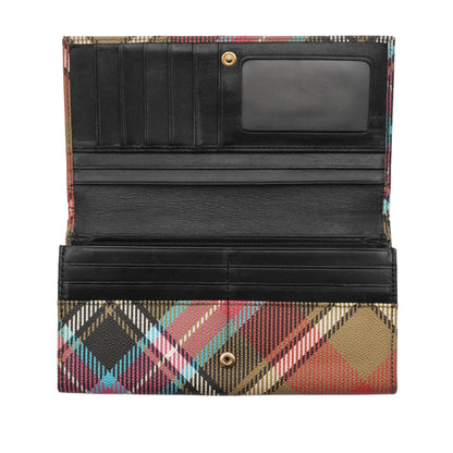 Cartera Vivienne Westwood Scottish Plaid Long Walle