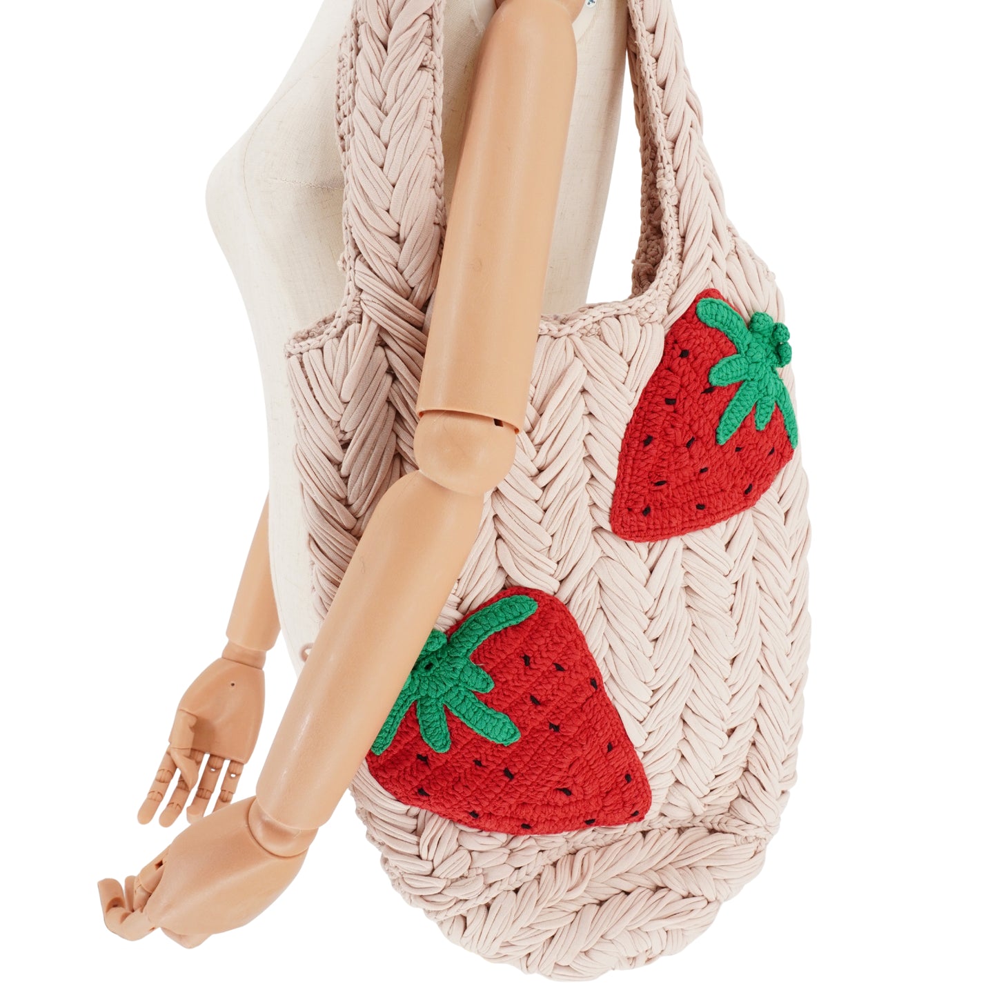 Bolsa JW Anderson Tote J.W. Anderson Woven Strawberry