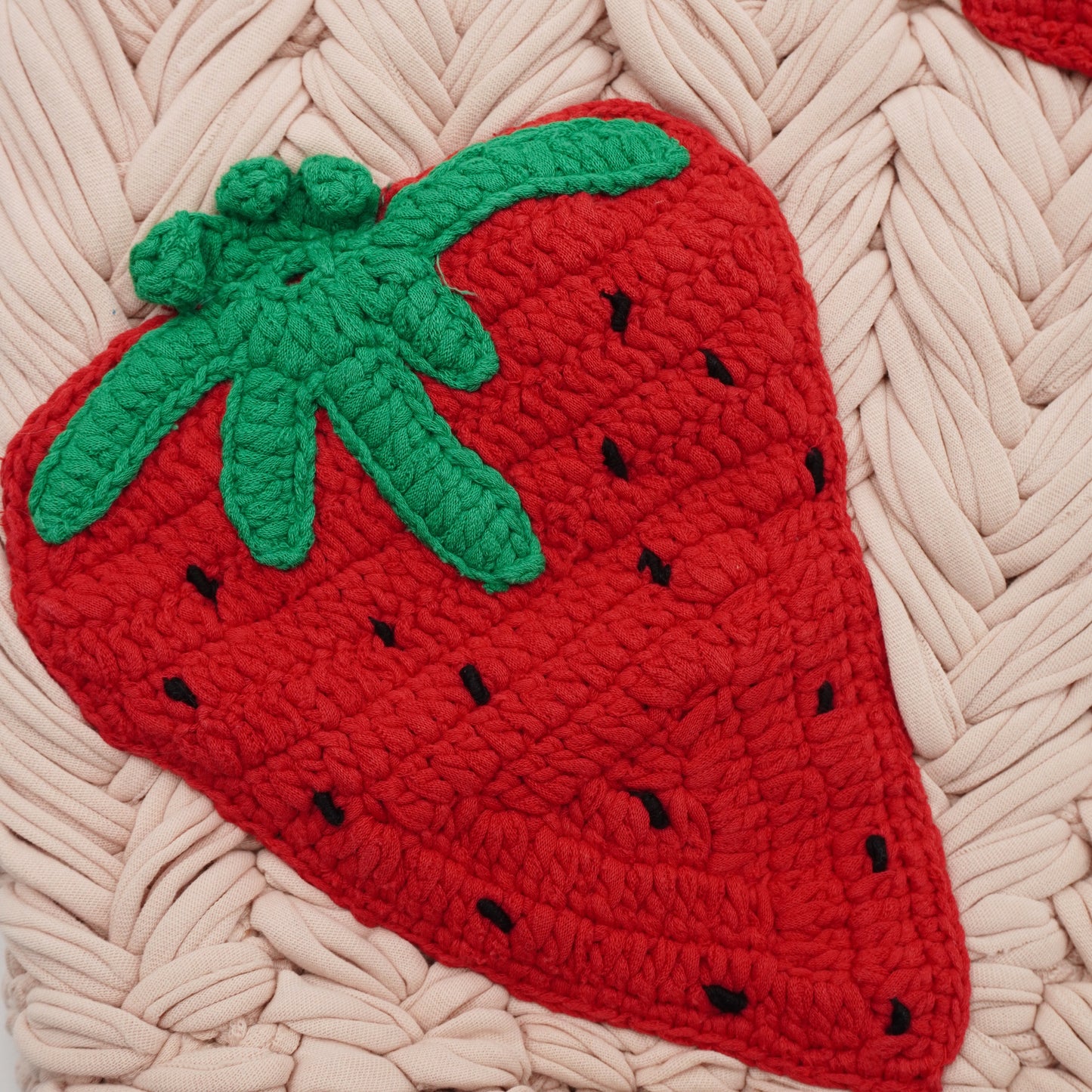 Bolsa JW Anderson Tote J.W. Anderson Woven Strawberry