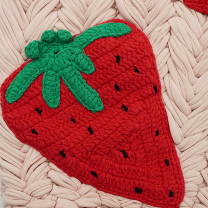 Bolsa JW Anderson Tote J.W. Anderson Woven Strawberry