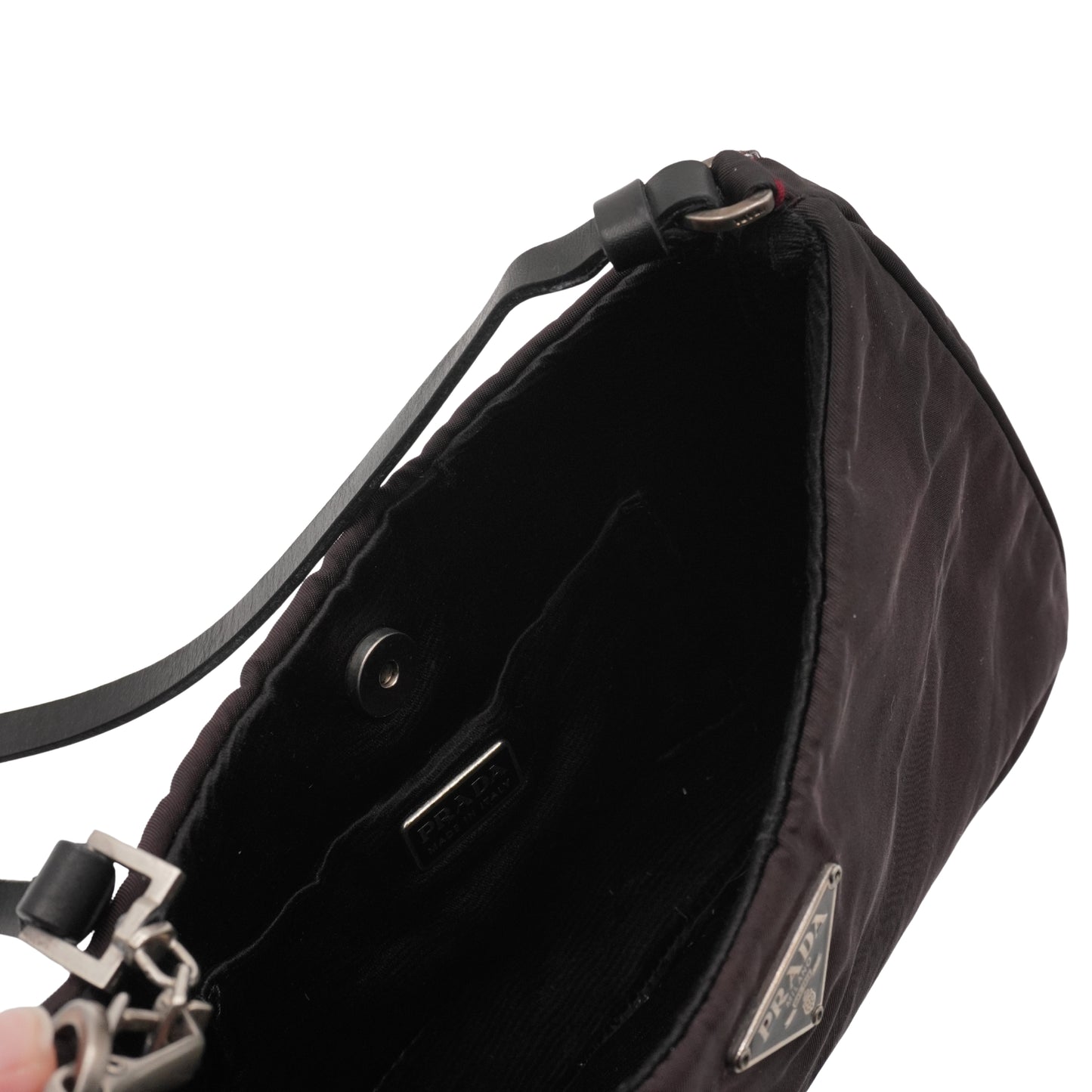 Bolsa Prada Nylon 2005 Vintage Negro