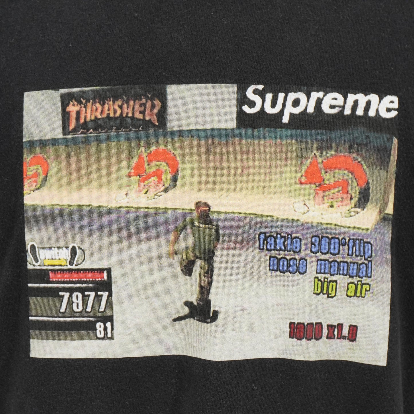 Playera Supreme x Thrasher Collab Tee