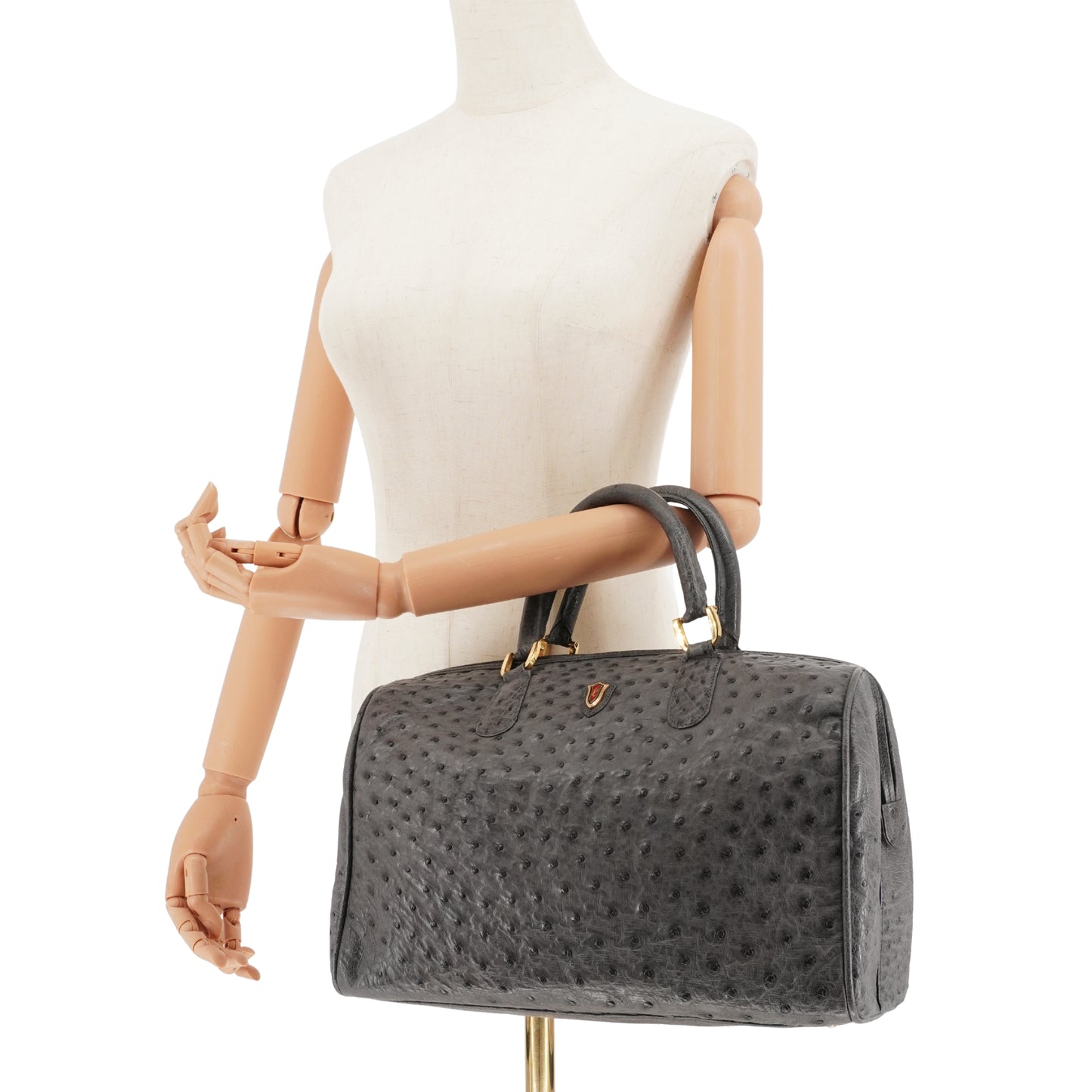 Bolsa Leu Locati Piel de Avestruz