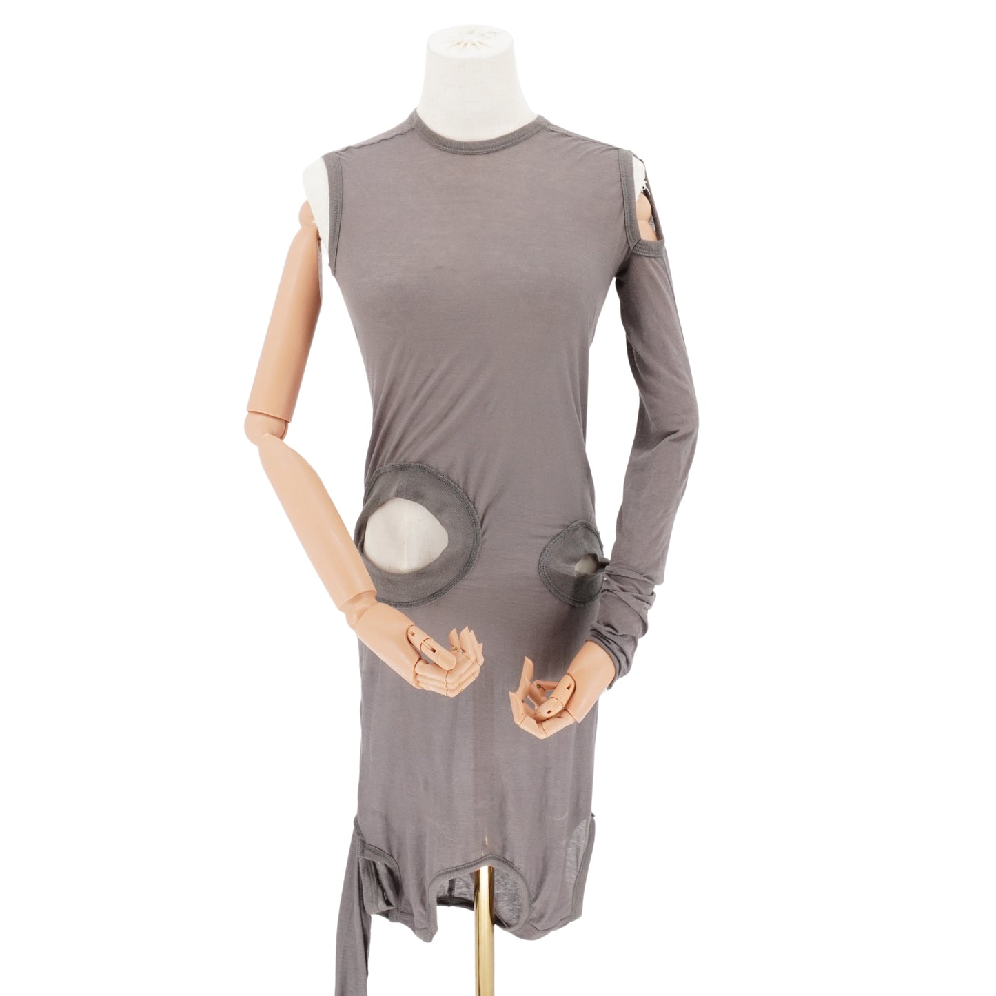 Tank Dress Rick Owens DRKSHDW Hole Ribbed