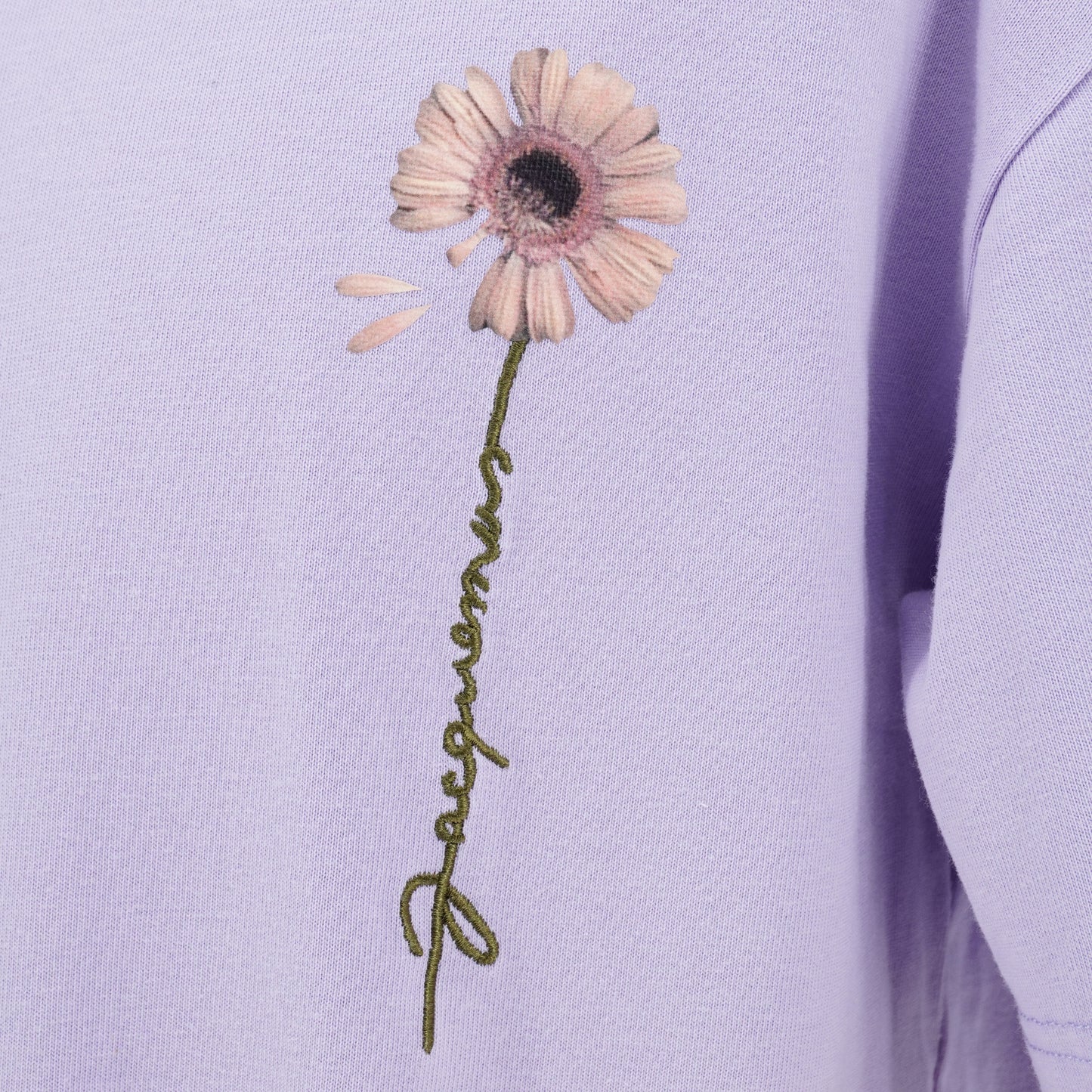 Playera Jacquemus Logo-embroidered Printed Violeta S