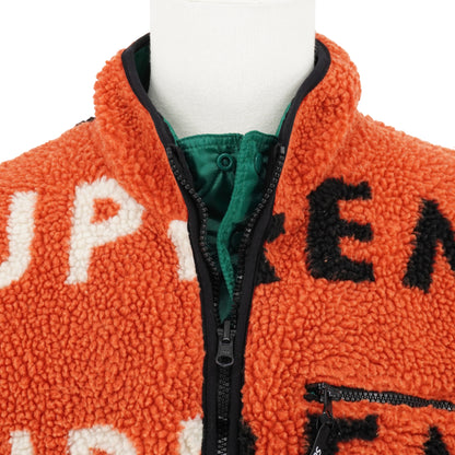 Chamarra Supreme Reversible Con Logo Naranja L Borrego