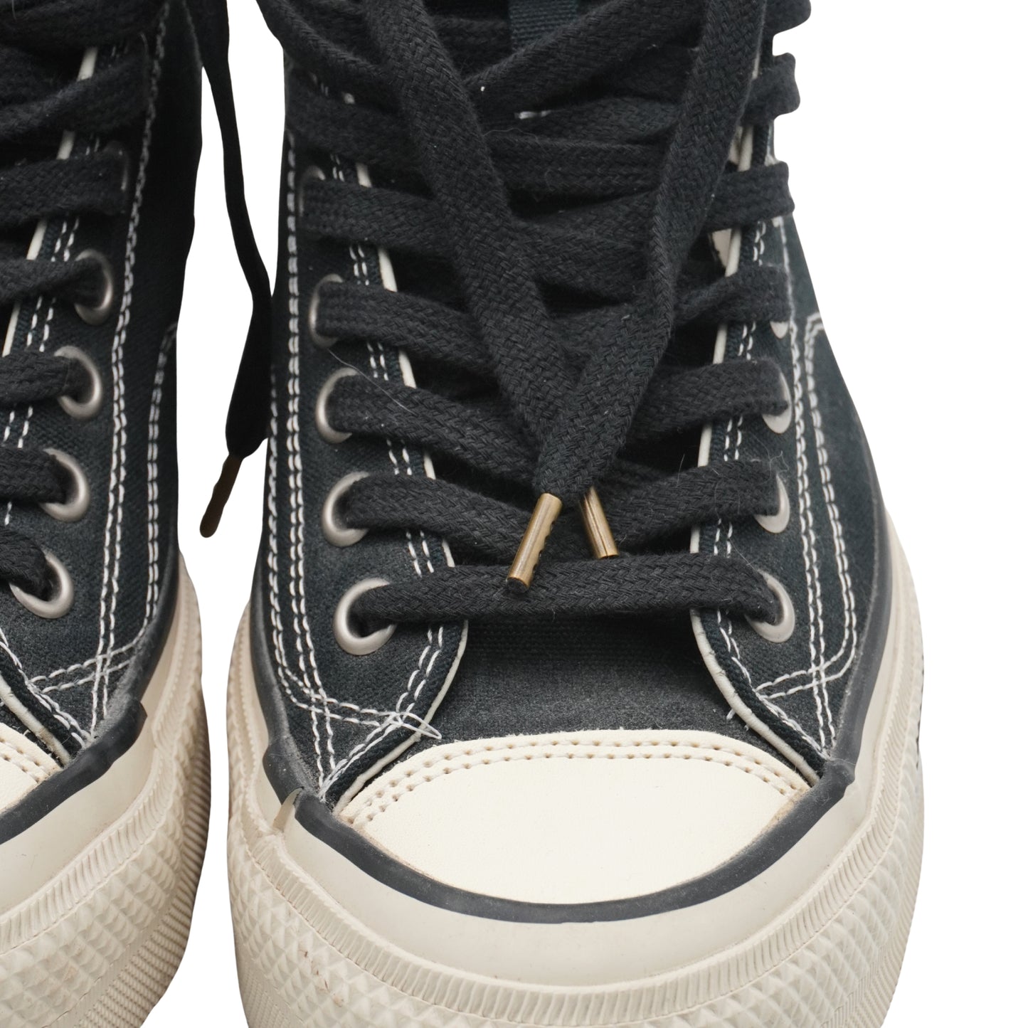 Tenis Visvim Skagway Hi Canvas Leather Patch