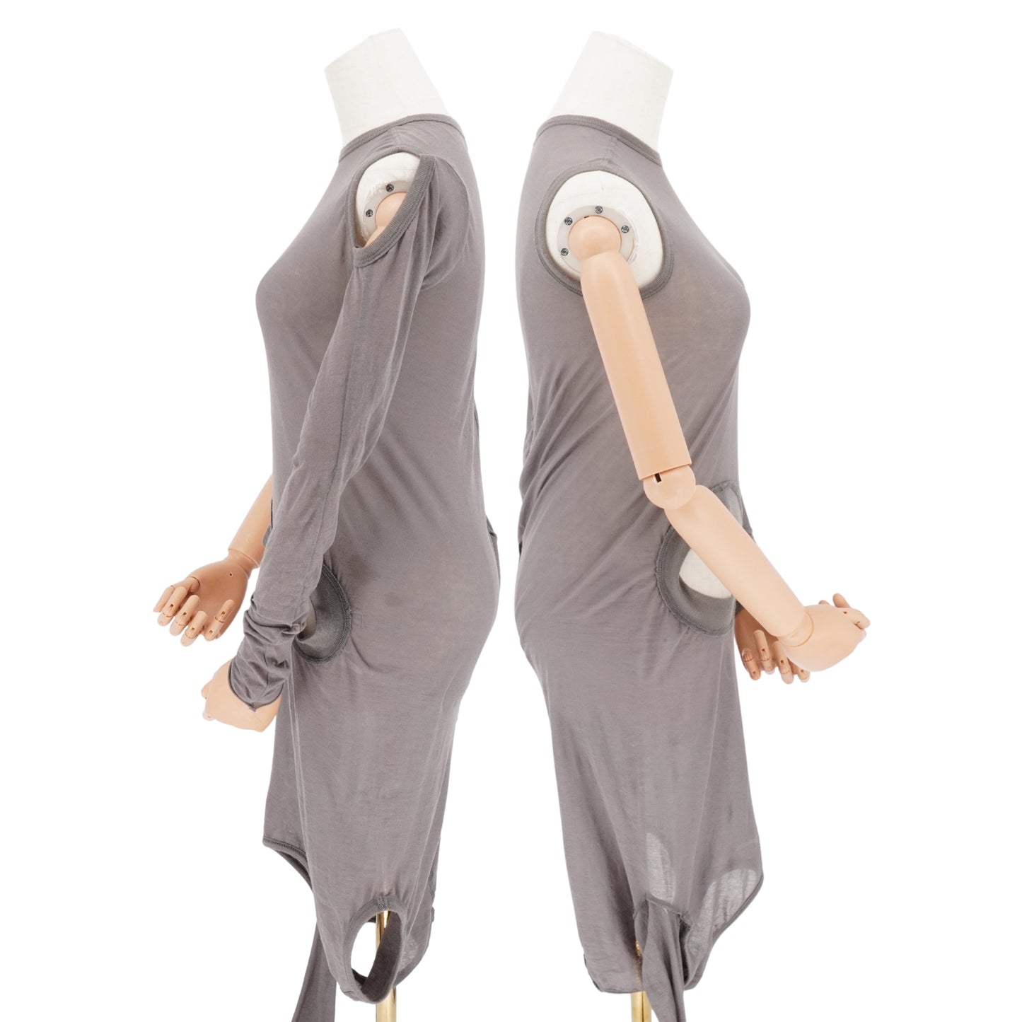 Tank Dress Rick Owens DRKSHDW Hole Ribbed