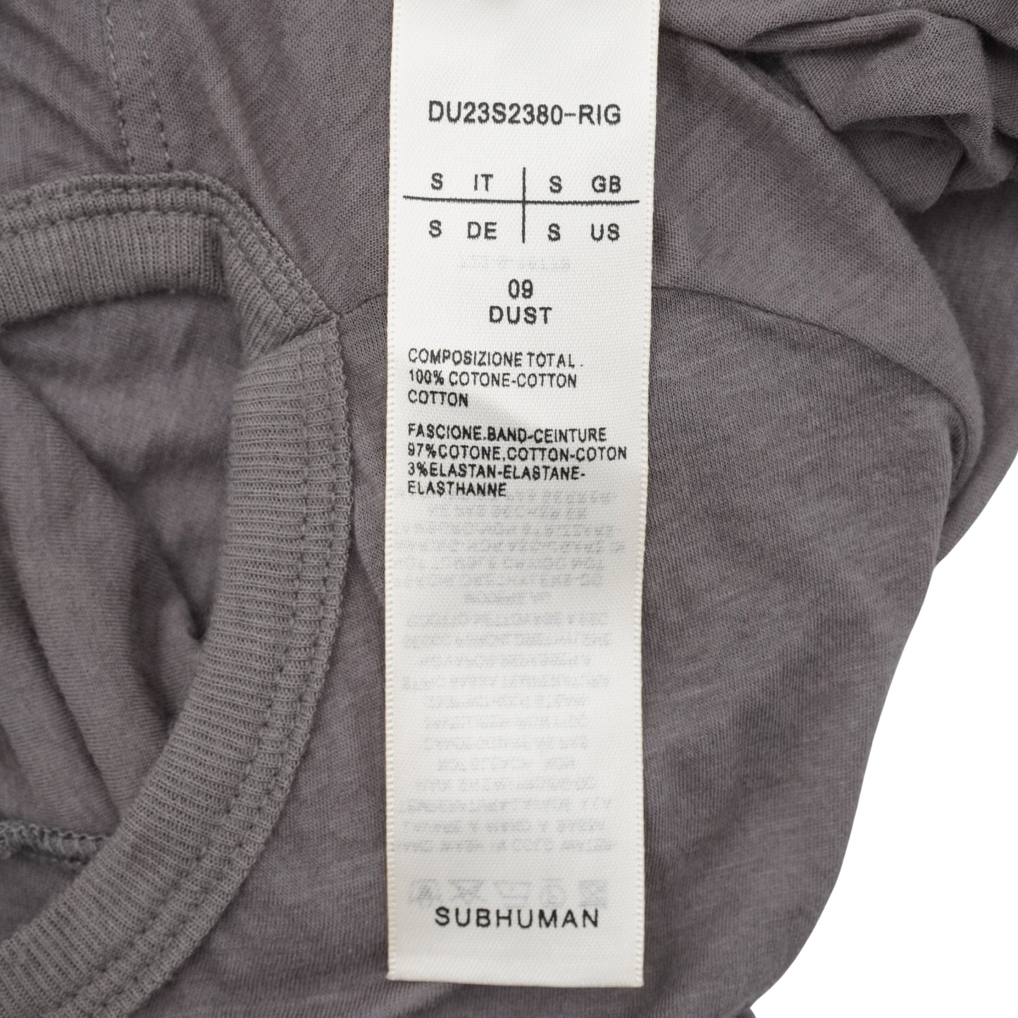 Tank Dress Rick Owens DRKSHDW Hole Ribbed