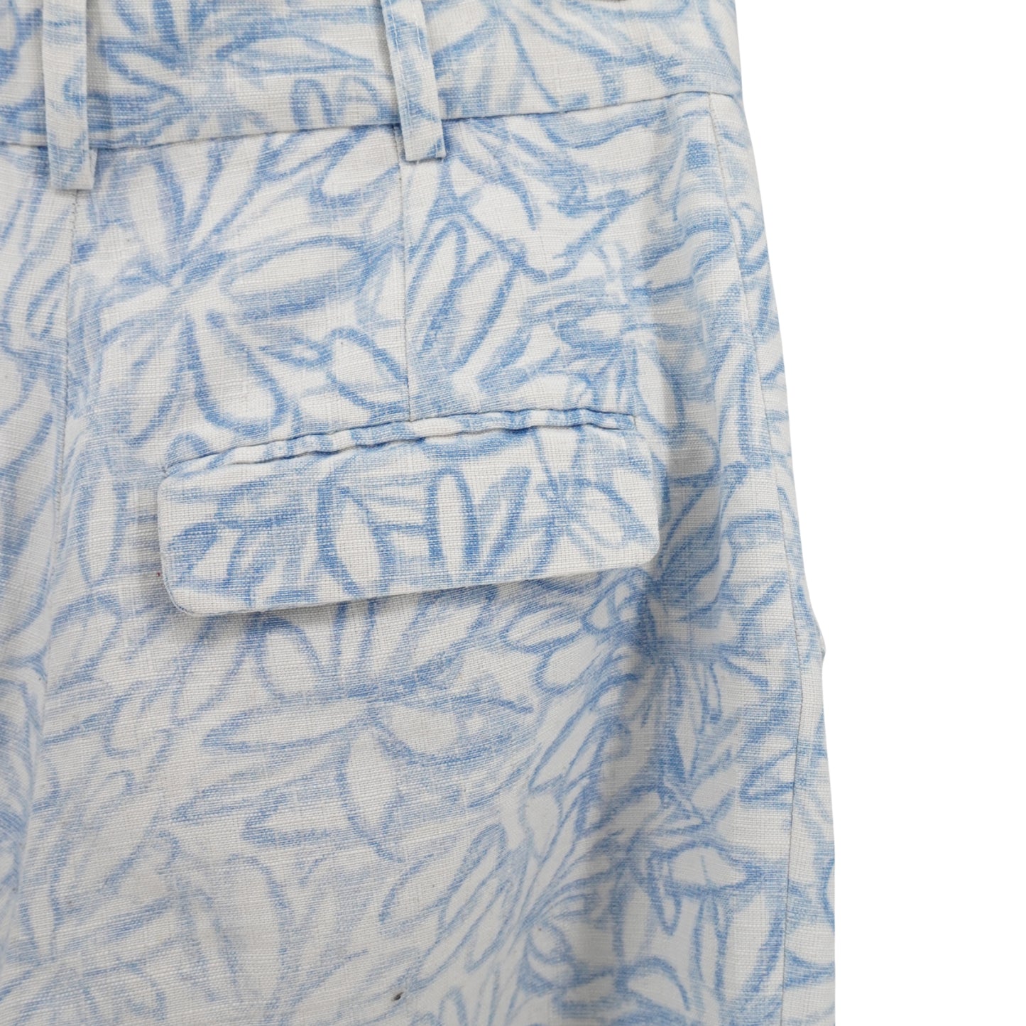 Pantalones Jacquemus Blue Floral Wide Leg Pants