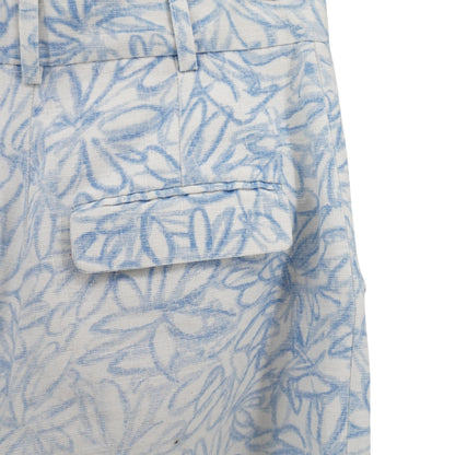 Pantalones Jacquemus Blue Floral Wide Leg Pants