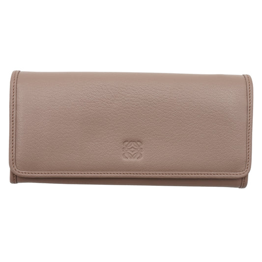 Cartera Loewe Long Wallet Taupe Calfskin