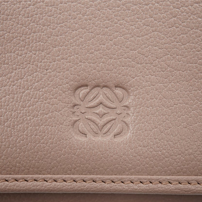 Cartera Loewe Long Wallet Taupe Calfskin