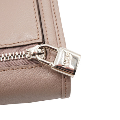 Cartera Loewe Long Wallet Taupe Calfskin