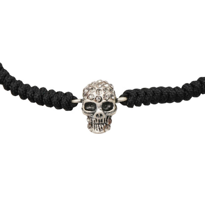 Pulsera Alexander McQueen Calavera Hueso Cuerda .925