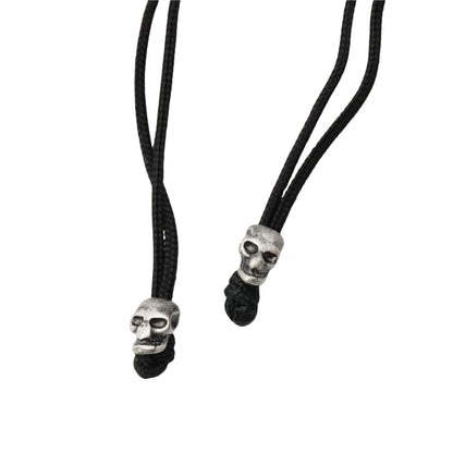Pulsera Alexander McQueen Calavera Hueso Cuerda .925