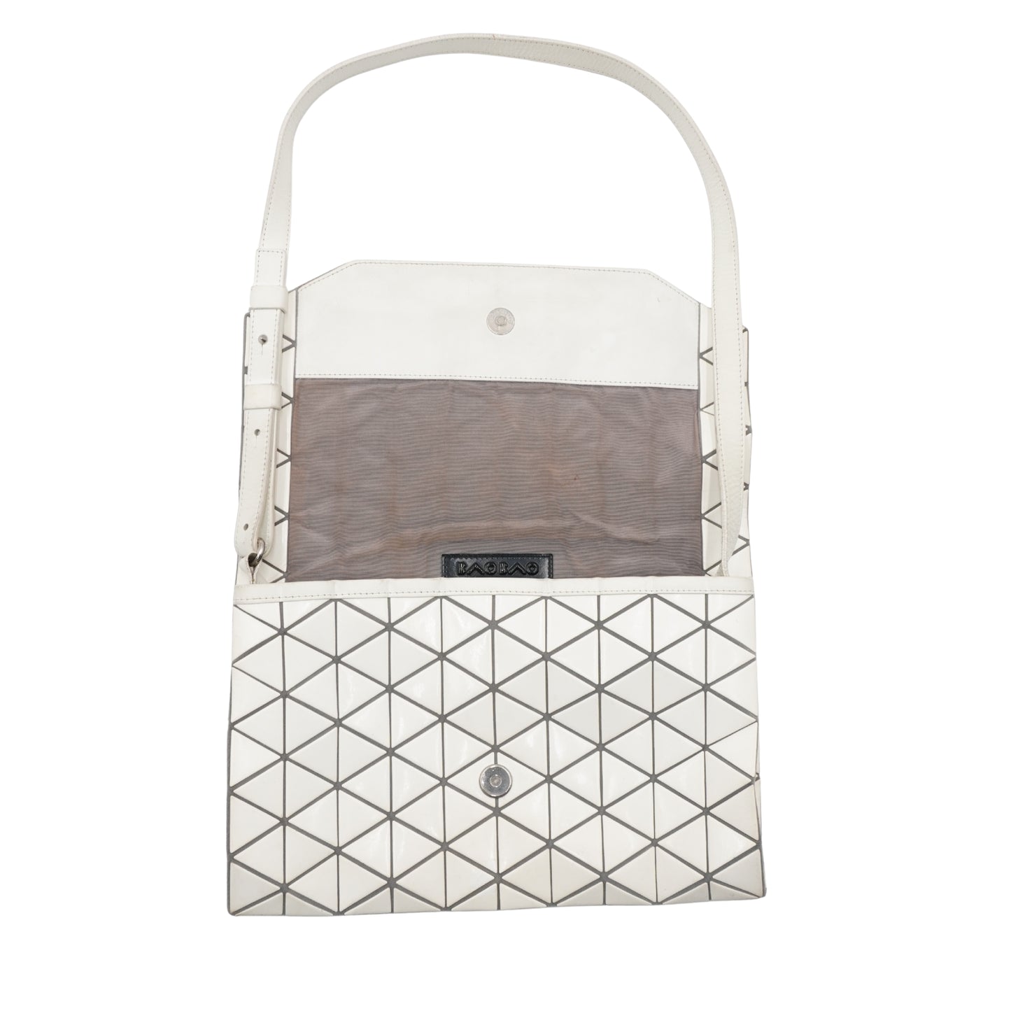 Bolsa Issey Miyake Messenger BAO BAO Blanco