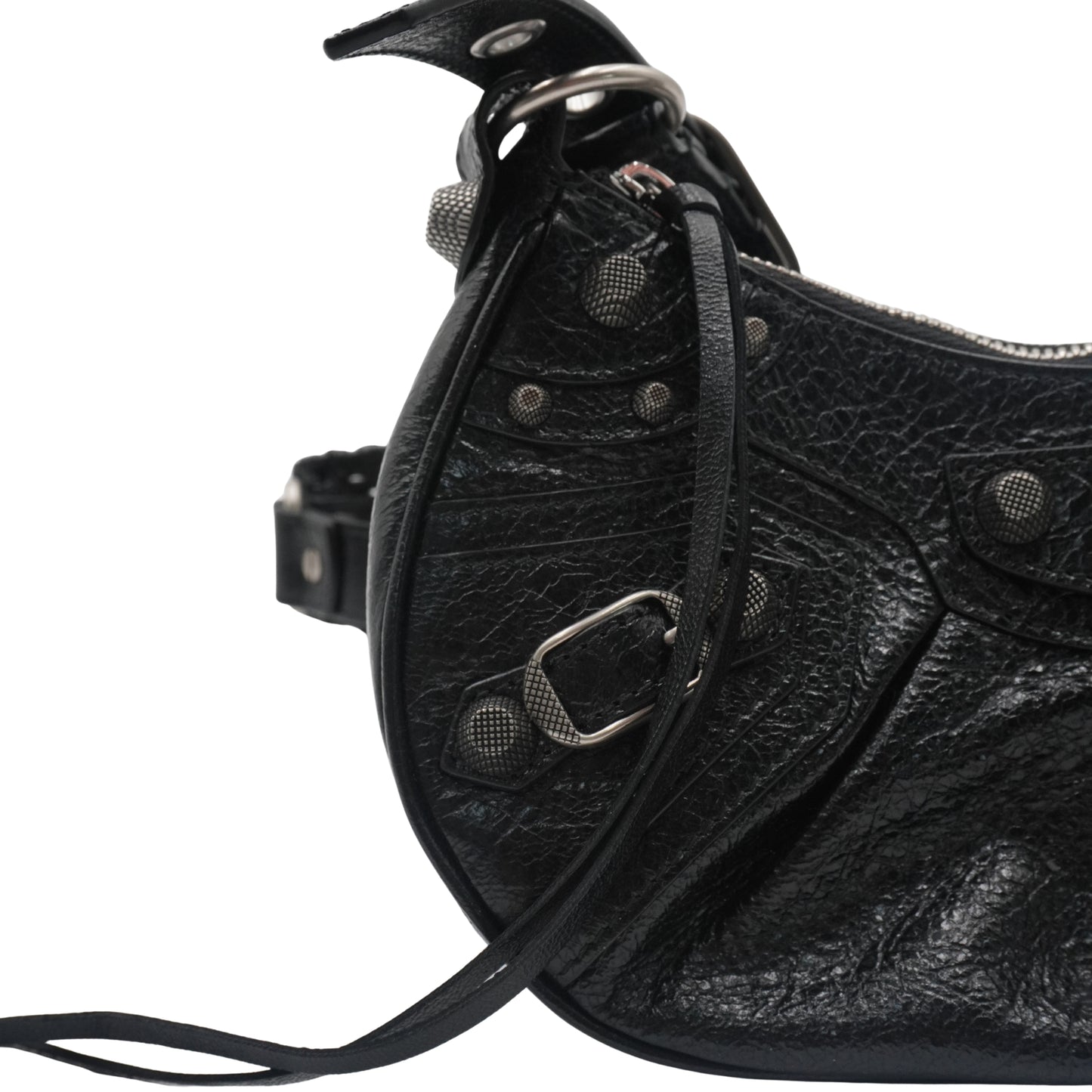 Balenciaga Bolsa Le Cagole XS Shoulder Bag Black