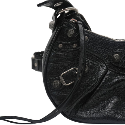 Balenciaga Bolsa Le Cagole XS Shoulder Bag Black