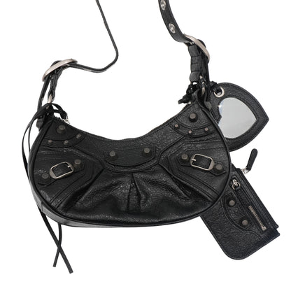 Balenciaga Bolsa Le Cagole XS Shoulder Bag Black