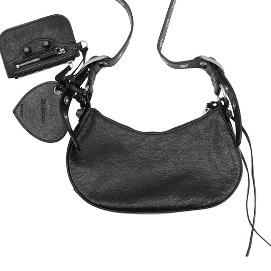 Balenciaga Bolsa Le Cagole XS Shoulder Bag Black