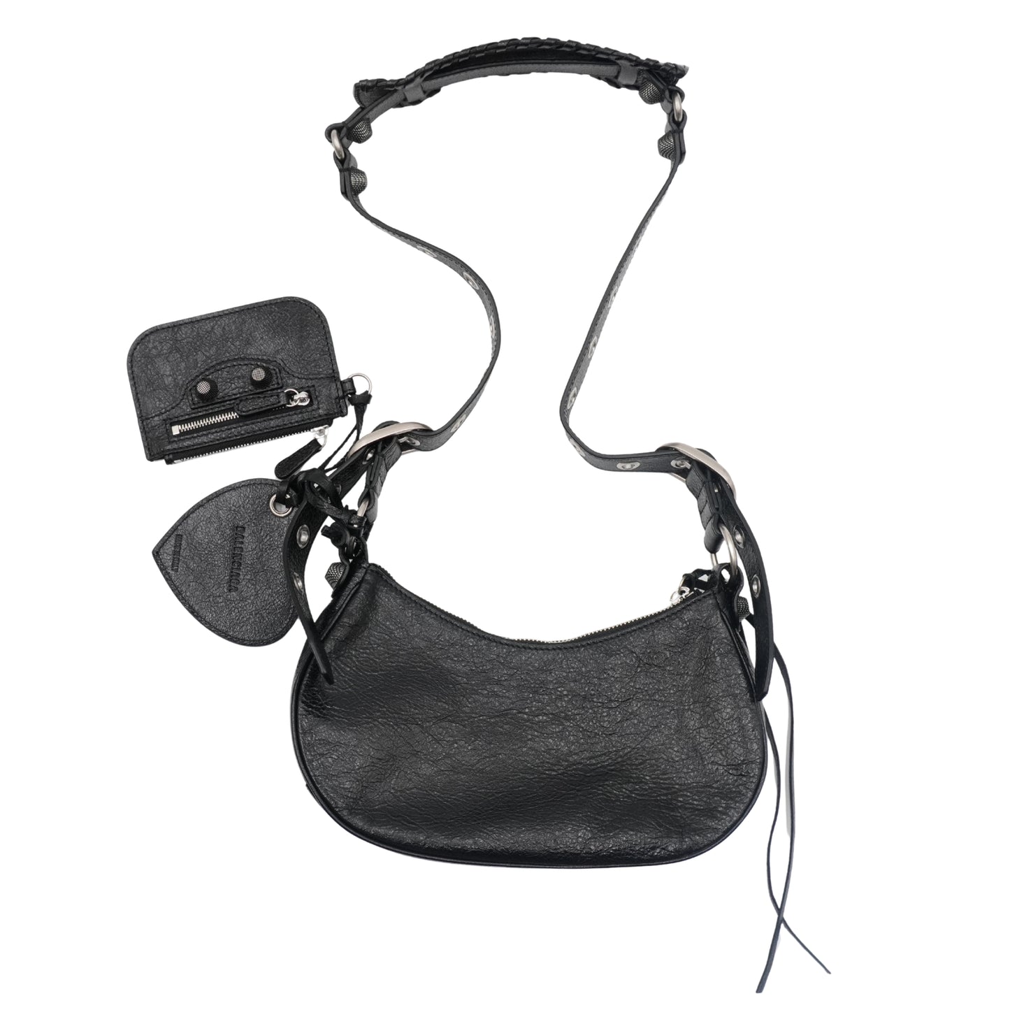 Balenciaga Bolsa Le Cagole XS Shoulder Bag Black